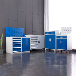 Armoire à outils en acier laminé à froid robuste et complète, capacité <span class=keywords><strong>de</strong></span> charge <span class=keywords><strong>de</strong></span> 150 kg, tiroirs verrouillables pour les mécaniciens <span class=keywords><strong>de</strong></span> garage - Product Image 6