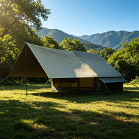 Grande tente de camping gonflable de luxe pour 3-4 personnes, imperméable, en Oxford, pour le glamping familial, Carpas Para Lujo Grande, nouvelle tente de camping gonflable de grande taille