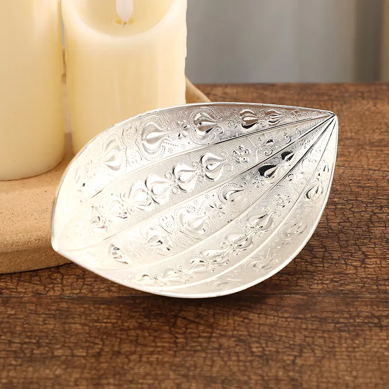 Metal Serving Indoor Decor Metal Tray Luxury Candy Wedding Container Set Metal Decorative Tray for Party Square Wedding