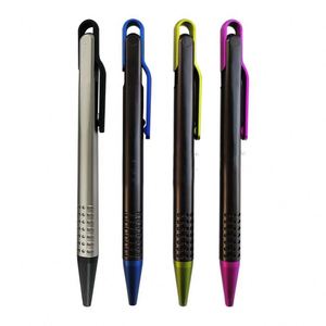 Matte Black Plastic Click <b>Ballpoint</b> <b>Pen</b> Multi Color Anodized Clip & Tip Custom Logo Metal Advertising <b>Pen</b> for Trade Show - Product Image 2