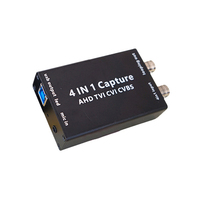 Tarjeta de Captura de Video 4 en 1 AHD-USB, Entrada AHD TVI CVI CVBS a Salida USB para Computadora, Tarjeta de Captura de Video para Juegos OBS, Cámara CCTV