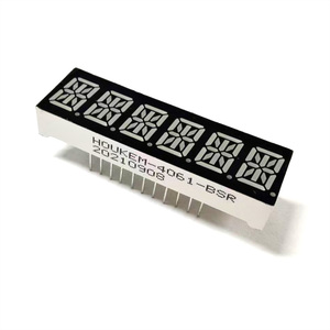 Alfanumerieke hoogwaardige 0,4 inch 6-cijferige 14-segment LED-display Houkem-60401-BW gemeenschappelijke kathode - Product Image 2
