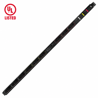 PDU UL 63A 3P 415V 36 voies universelles C39 C13 C19 haute densité 42U 48U pour rack de serveur GPU IA avec surveillance à distance intelligente SNMP