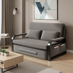 Juego <span class=keywords><strong>de</strong></span> Sofás Comprimidos al por Mayor <span class=keywords><strong>de</strong></span> Fábrica, <span class=keywords><strong>Sofá</strong></span> Cama Reclinable Moderno, Diseño Elástico Ecológico, Funda <span class=keywords><strong>de</strong></span> Lino para Sala <span class=keywords><strong>de</strong></span> Estar - Product Image 1