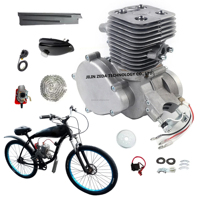 Kit moteur de vélo à 2 temps ZEDA 80cc, 2 bougies d'allumage, CDI, essence