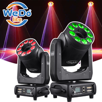 Laser d'animation 3D 10W RGB pleine couleur à tête mobile + lumière LED DMX512 pour scène de mariage, spectacle laser ILDA, DJ