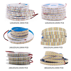 Tira de <span class=keywords><strong>LED</strong></span> RGB 5050 de 12V/24V, 60 <span class=keywords><strong>LED</strong></span>/m, 120 <span class=keywords><strong>LED</strong></span>/m, 5M, IP65, Impermeable, Flexible, Luz Blanca Cálida, SMD 5050 - Product Image 2