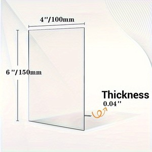 บอร์ดอะคริลิกใสขนาด5 ''x 6.9'' แผ่นอะคริลิคอัดแน่นทนทาน - Product Image 3