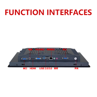 Escritorio Aio Win10/7/8 15 pulgadas Industrial All in One PC 128GB 256GB Pantalla táctil capacitiva Intel I3/I5/I7 Industrial Touch Pc