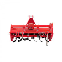 Rotocultor de Servicio Pesado con Profundidad de Labranza de 8-12 cm, Accionamiento por Cadena Lateral, Rotocultor Rotatorio para Tractor de 3 Puntos