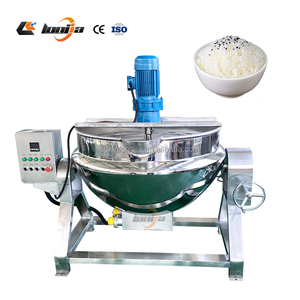 Marmite de cuisson grande capacité 400L, marmite à double enveloppe vapeur, chaudière à vapeur, marmite à vapeur pour pâte de soja, marmite de cuisson inclinable - Product Image 2