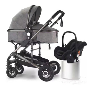 Baby <strong>Pram</strong> Pushchair <strong>Prams</strong> <strong>and</strong> <strong>Car</strong> <strong>Seat</strong> Baby Buggy Strollers Travel Folding Kinderwagen 3 <strong>in</strong> 1 Stroller for Newborns Babies - Product Image 3