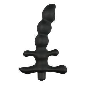Wasserdichte Silikon Anal Plug Perlen Faked <span class=keywords><strong>Penis</strong></span> Vibrator für weibliche Vagina Erwachsene Erotik Anal Sexspielzeug für männliche weibliche Verwendung - Product Image 1
