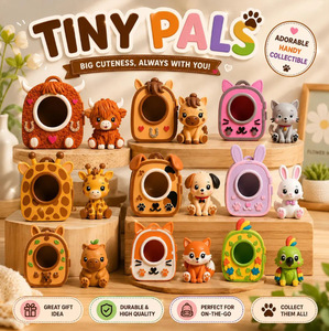 Vashine Colgante de Animal Impreso en 3D, Bonito Amuleto Coleccionable para Mochila, Bolso, Llaves, Regalo y Exhibición - Product Image 1