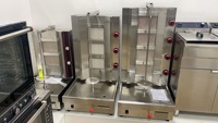 Machine à kebab verticale rotative Shawarma automatique électrique commerciale
