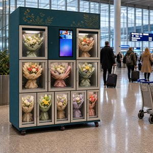 Máquina Expendedora Inteligente de Ramos de Flores con Pantalla Táctil para Venta al por Menor de Autoservicio en Estaciones de <span class=keywords><strong>Metro</strong></span> y Centros Comerciales - Product Image 4