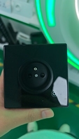 Prise murale intelligente Tuya WiFi, prise EU avec fonction de surveillance de la puissance et de minuterie, 110V 220V 16A, compatible avec Alice, Google Home, Alexa
