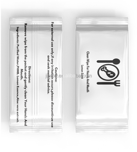 Lingettes humides jetables parfumées au <span class=keywords><strong>citron</strong></span> pour Restaurant - Product Image 3