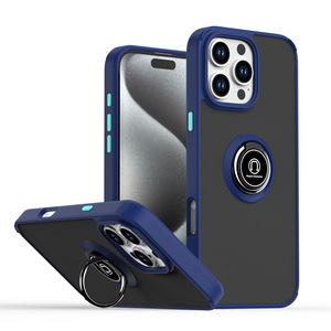 Coque mate pour iPhone 16 15 Pro Max 14 Plus 13 Pro 12 11 avec support rotatif à 360 degrés, antichoc et magnétique - Product Image 3