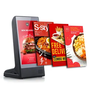 NEW Android 11 RK3566 Remotely Control CMS 8 Inch LCD Touch Screen Bar Restaurant Hotel Tabletop Advertising Displays Player