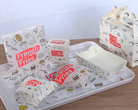 Boîte de nourriture biodégradable personnalisée à emporter 0ut Carton ivoire Carton d'impression Boîte de poulet frit pour aliments chauds