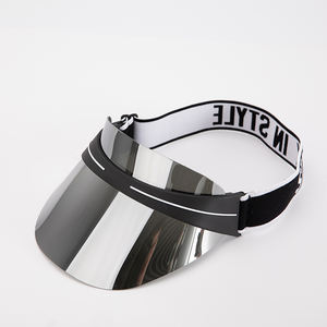 Chapeau de pare-soleil en PVC pour adultes Chapeau en plastique de parasol unisexe pour le modèle uni d'été - Product Image 4