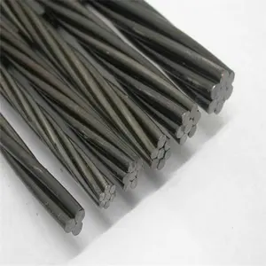 Hilo de alambre de acero galvanizado apar 5x6 cable flexible trenzado de acero inoxidable 49 hilo de alambre de cuentas de acero inoxidable