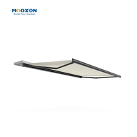 Auvent rétractable extérieur sur mesure en aluminium motorisé, imperméable, pour terrasses et piscines