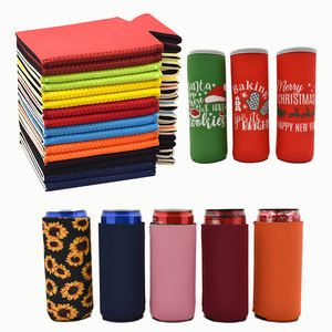Promocional <span class=keywords><strong>12</strong></span> oz Neopreno Color sólido Cooler Bag Sublimación Impreso Bebida Botella Manga para cerveza - Product Image 1