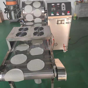 Máquina automática para hacer panqueques de pato de Pekín, panqueques mandarinos y envolturas de rollitos primaverales con cinta transportadora de malla de enfriamiento - Product Image 5
