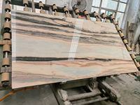 Portugal naturel rose Arabescato Rosa Aurora dalle de marbre poli mur carrelage comptoirs décoration de Table pierre grande dalle
