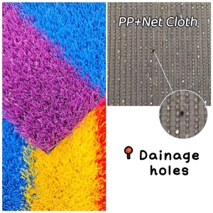 Erba Artificiale Colorata Arcobaleno Resistente all'Usura e Durevole per Campi Sportivi Commerciali e Parchi Giochi - Product Image 2