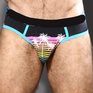 Cực kỳ sexy người đàn ông trong suốt của Võ Sĩ quyền Anh ngắn gọn đồ lót với thiết kế in Spandex/Chất liệu cotton chống vi khuẩn & thân thiện với môi - Product Image 5