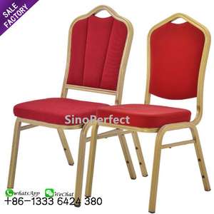 Silla Apilable de Lujo para Eventos, Banquetes, Hoteles, Salón de Eventos, Silla Económica Dorada Apilable para Invitados VIP, Vestíbulo, Bodas y Comedor - Product Image 1