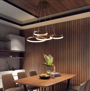 Zeal Lighting restaurante francés leche blanco E27 cristal estriado colgante luz champán Edison bombilla araña - Product Image 4