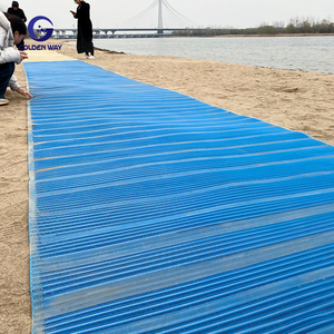 Anti slip Polyester Mesh Roll Accessibility <strong>Wheelchair</strong> Strip Beach Access Mat for Beach Sidewalk - Product Image 3