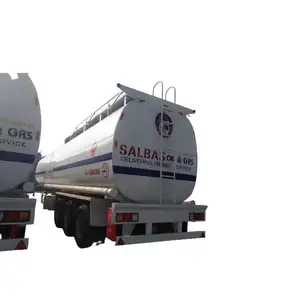 3 axles fuel tank trailer with pump oil tank truck dimension