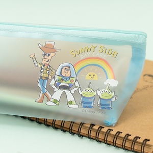 Sac cosmétique de dessin animé personnalisé imprimé mat givré fermeture éclair étui à stylo cadeau pochette de rangement - Product Image 5