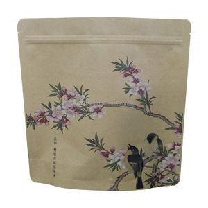 <span class=keywords><strong>Cacao</strong></span> 250g 500g 1000g 1kg Bronzage Estampage Or Gravure Impression Numérique Kraft Artisanat Feuille D'aluminium Poche Standup Zip Lock Sacs - Product Image 3