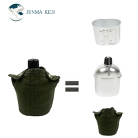 Ensemble de tasses de camping en aluminium léger, 3 pièces, kit de tasses de voyage en plein air avec sac de transport pour la randonnée, l'escalade, les loisirs