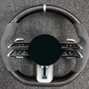 พวงมาลัยคาร์บอนไฟเบอร์สำหรับรถยนต์  ฝาครอบพวงมาลัยคาร์บอนไฟเบอร์  พวงมาลัยเกมส์สำหรับรถยนต์  พวงมาลัยพีซี สำหรับรถยนต์เมอร์เซเดส-เบนซ์ E260 - Product Image 2
