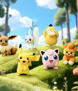 Collection floquée Pokemond Horizons 1ère édition, décoration de bureau authentique pour enfants et collectionneurs - 6 personnages disponibles - Product Image 1