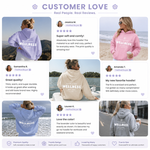 Sudadera con capucha extragrande para mujer, color morado, con estampado gráfico, 100% algodón, corte holgado, estilo casual, ropa urbana - Product Image 3