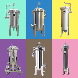 מסנן רשת סטרילי חדש בדרגת מזון, <span class=keywords><strong>5</strong></span> מיקרון, 20 אינץ', לתעשיית מים סניטרית, מארז מסנן שקית מפלדת אל-חלד 304 - Product Image 2