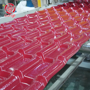 Tuiles de <span class=keywords><strong>toiture</strong></span> en bambou ondulé en PVC synthétique Asa coloré, feuilles de <span class=keywords><strong>toiture</strong></span> en <span class=keywords><strong>plastique</strong></span> - Product Image 1