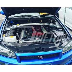 Kit de refroidissement moteur en fibre de carbone style Drifton New R34 Gage pour Nissan R34 GTR 1998-2002 Noir – Rétrofit/Amélioration - Product Image 2