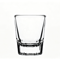Verres à expresso classiques en verre sodocalcique transparent côtelé de 60 ml avec logo personnalisé en gros, petits verres à shot en forme de balle, verres à vin et à whisky