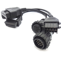 Cable de Conversión OBD2 de Alta Calidad de 16 Pines, Cable de PVC con Conductor de Cobre para PSA, GM, Benz, Ford, Diagnóstico, Rastreador GPS