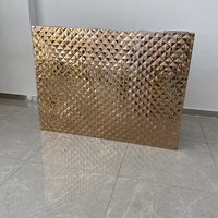 Comptoir de café-bar rectangulaire de luxe en acier inoxydable Design Comptoir de bar à domicile Discothèque