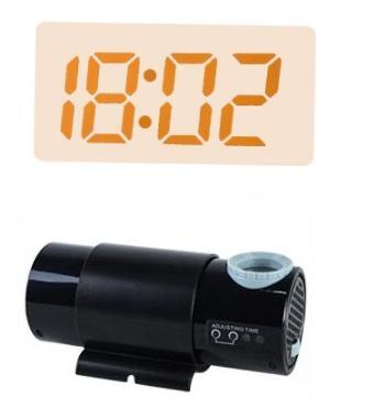 Corps noir + orange LED